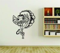 Crucifix Religious Vinyl Wall Decal Sticker Car Window Truck Decals Stickers EScrucifix001BW 22x28
