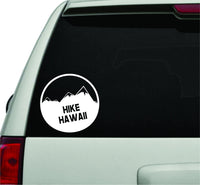 Dabbledown Decals Hike Hawaii White Version Car Window Windshield Lettering Decal Sticker Decals Stickers Girl JDM Drift