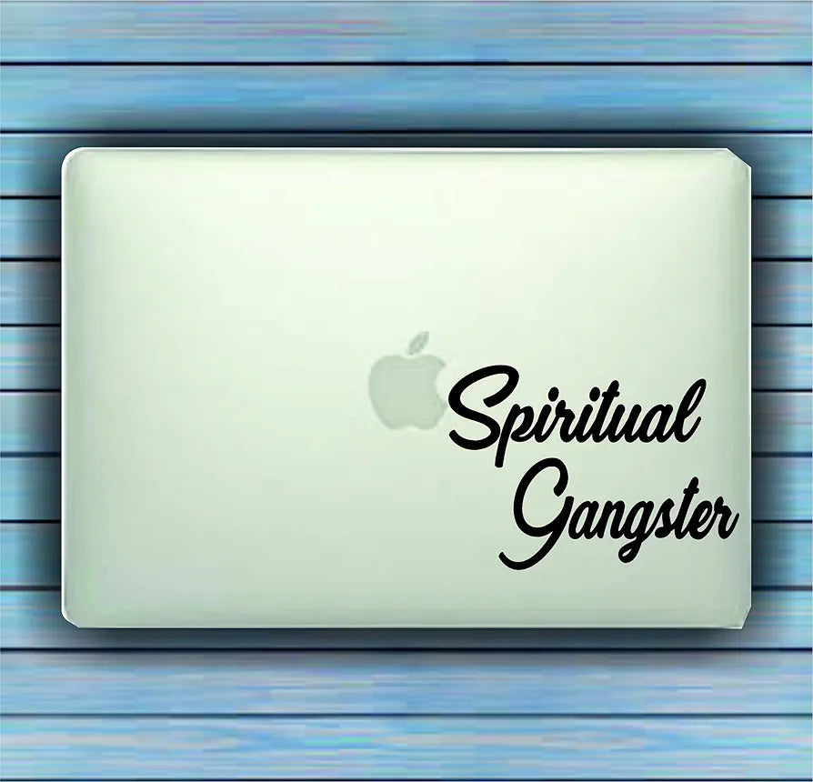 Dabbledown Decals Spiritual Gangster Car Window Windshield Lettering Decal Sticker Decals Stickers Girl JDM Drift