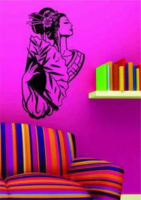Geisha Version 101 Girl Decal Sticker Japan Japanese Asian Wall Mural