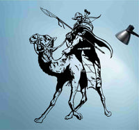 Mongol on Camel Decal Sticker Wall Decal Art Decals Stickers