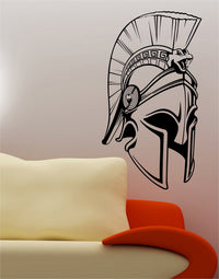 Dabbledown Trojan Helmet Wall Vinyl Decal Sticker Art Graphic Sticker War Battle