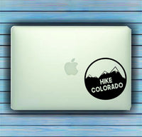 Dabbledown Decals Hike Colorado Car Window Windshield Lettering Decal Sticker Decals Stickers Girl JDM Drift
