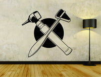 Medical Doctor Nurse Nursing Tools Business Logo Vinyl Decal Sticker Wall Boy Girl Medical03OCC4 27x28
