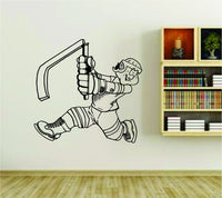 Ice Hockey Player Version 140 Vinyl Wall Decal Sticker Car Window Truck Decals Stickers hkyca26 27x28