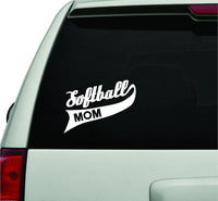 Dabbledown Softball Mom Small Version Car Window Laptop Windshield Banner Lettering Decal Sticker Decals Stickers Girl JDM Drift