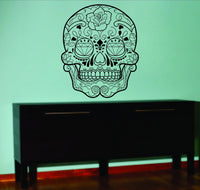 Dabbledown Sugarskull Version 4 Wall Vinyl Decal