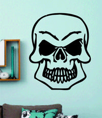 Skull Vinyl Wall Decal - Wall Mural Decal Sticker - EMS 103