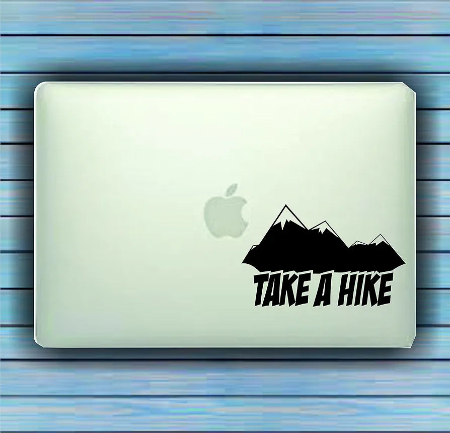 Dabbledown Decals Take a Hike Car Window Windshield Lettering Decal Sticker Decals Stickers Girl JDM Drift