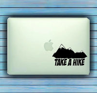 Dabbledown Decals Take a Hike Car Window Windshield Lettering Decal Sticker Decals Stickers Girl JDM Drift