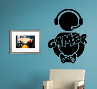 Gamer Version 101 Video Game Decal Sticker Wall Boy Girl Teen Child Sport Fight