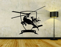 Military Helicopter Version 102 Vinyl Wall Decal Sticker Car Window Truck Decals Stickers Military12OCC4 23x28