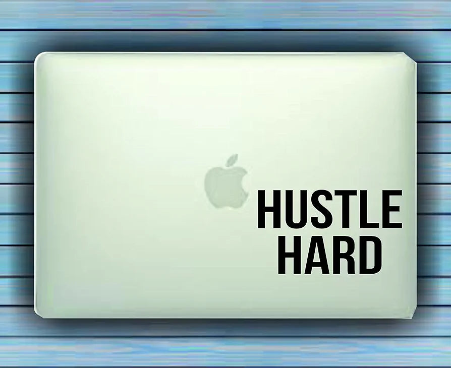 Dabbledown Hustle Hard Car Window Windshield Lettering Decal Sticker Decals Stickers