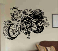 Motorcycle Hog Chopper Wall Decal Sticker Decals Stickers Vinyl Decal Sticker Wall Graphic Vintage Retro Room Riding Chopper Cycle