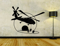 Military Helicopter Version 101 Vinyl Wall Decal Sticker Car Window Truck Decals Stickers Military09OCC4 22x28