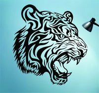 Dabbledown Tribal Tiger Face Decal Sticker Wall Animal Kid Child Room Boy Girl Teen Nursery