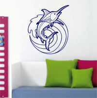 Marlin Decal Sticker Wall Art Graphic Fish Ocean Scuba Dive