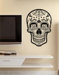 Dabbledown Decals Sugarskull Version 11 Wall Vinyl Decal Sticker Art Graphic Sticker Sugar Skull