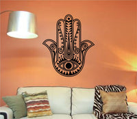 Hamsa Hand Version 103 Wall Decal Sticker Wall Vinyl Art Blessings Power Strength