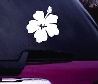 Hibiscus Decal Sticker Vinyl Decal Sticker Art Graphic Stickers Laptop Car Window