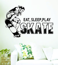 Dabbledown Decals Eat Sleep Play Skate Version 201 Decal Sticker Wall Boy Girl Teen Child