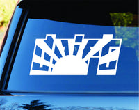 Dabbledown Drive Japanese Flag JDM Car Truck Window Windshield Lettering Decal Sticker