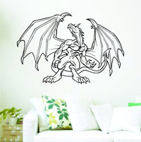 Dabbledown Decals Dragon Version 202 Decal Sticker Wall Boy Girl Teen Child DRAGN2