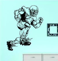 Dabbledown Football Player Version 113 Running Back Vinyl Wall Decal Sticker Art Sports Kid Children Ball Nursery Boy Teen