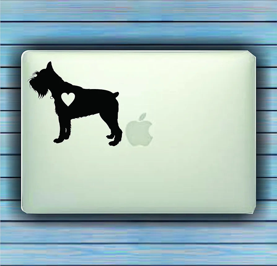 Miniature Schnauzer Love Dog Breed Car Window Windshield Lettering Decal Sticker Decals Stickers