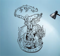 Samurai Version 101 Wall Decal Sticker Mural Art Graphic Dragon Kid Boy Room Asian