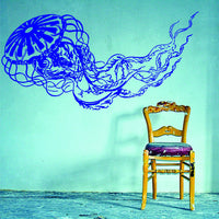 Jellyfish Decal Sticker Wall Art Graphic Fish Ocean Scuba Dive