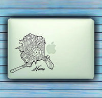 Dabbledown Decals Alaska Mandala State Car Window Windshield Lettering Decal Sticker Decals Stickers Girl JDM Drift