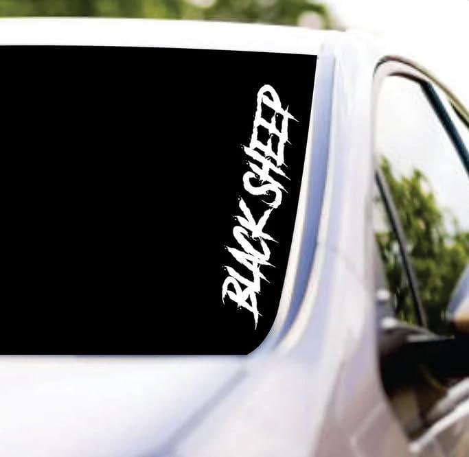 Black Sheep Windshield Banner | JDM Lowrider Rebel Vinyl Decal (5" x 22")