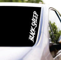 Black Sheep Windshield Banner | JDM Lowrider Rebel Vinyl Decal (5" x 22")