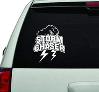 Storm Chaser 10 x 12 Inch Vinyl Car Window Decal, Windshield Sticker