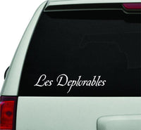 Les Deplorables Spanish Large Vinyl Windshield Banner Decal, Car Window Sticker