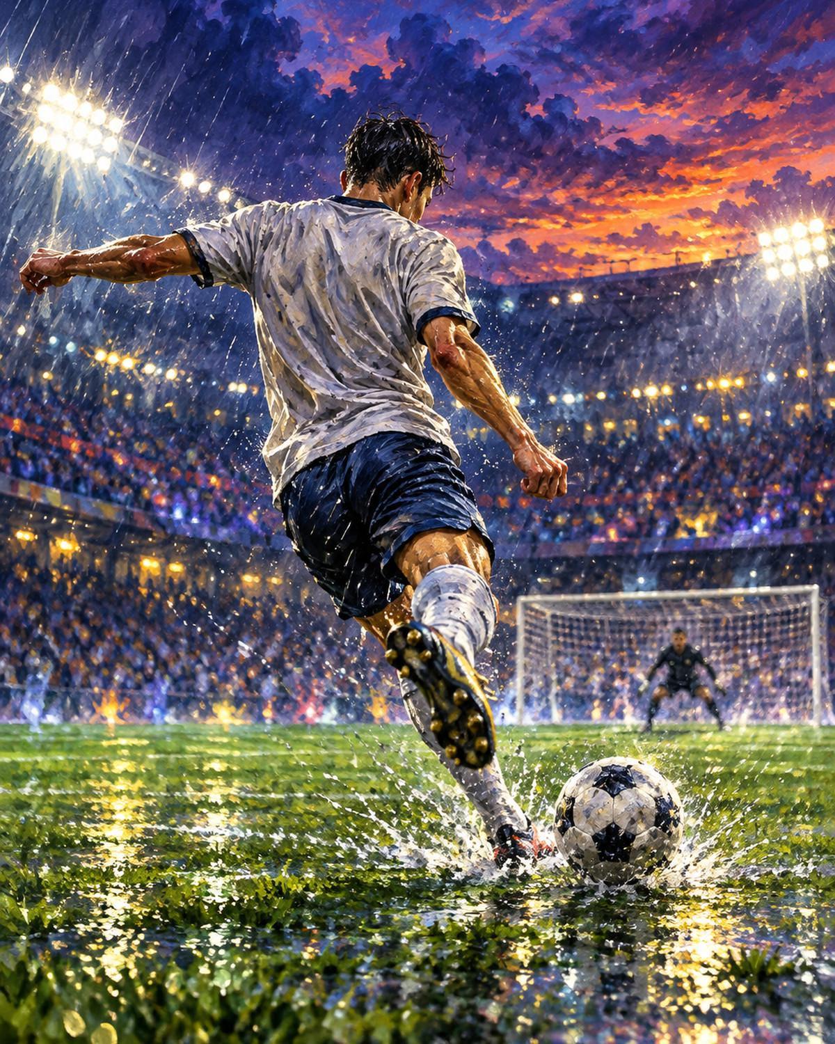 Soccer Extra Time Canvas Wall Art | Sports Decor | 16x20 or 24x36