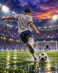 Soccer Extra Time Canvas Wall Art | Sports Decor | 16x20 or 24x36
