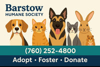 Custom Banner - Barstow Humane Society